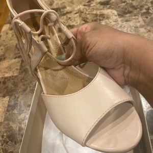 Naturalizer - blush heeled sandals